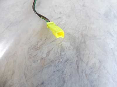 Mercedes Yellow Connector 2 Pin 2 Wire 03854556283